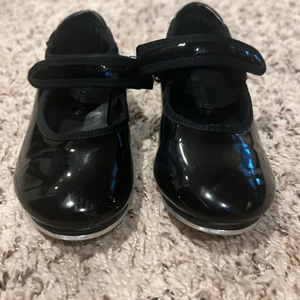 Black freestyle tap shoes 10c super cute like new